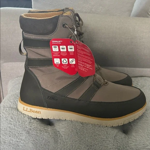 L.L. Bean Ultralight Men's Black Nylon Mesh Waterproof Insulated - Picture 2 of 5